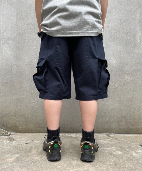 WHO'S WHO gallery(フーズフーギャラリー)の「【KOOKY'N/クーキー】M-65カーゴショーツ(カーゴパンツ・メンズ・ホワイト/ブラック/ネイビー/カーキ/カモフラージュ/オレンジ・FREE)」の17枚目の写真