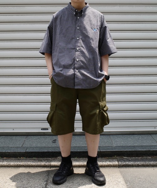 WHO'S WHO gallery(フーズフーギャラリー)の「【KOOKY'N/クーキー】M-65カーゴショーツ(カーゴパンツ・メンズ・ホワイト/ブラック/ネイビー/カーキ/カモフラージュ/オレンジ・FREE)」の10枚目の写真