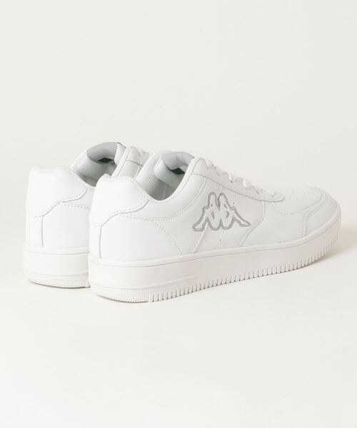 Kappa（カッパ）の「Kappa(カッパ)Action PU Court Shoes（スニーカー・メンズ・ホワイト/ブラック・26/27/28/25.5/26.5/27.5）」の3枚目の写真