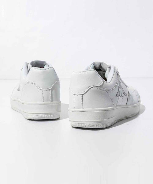 Kappa（カッパ）の「Kappa(カッパ)Action PU Court Shoes（スニーカー・メンズ・ホワイト/ブラック・26/27/28/25.5/26.5/27.5）」の6枚目の写真