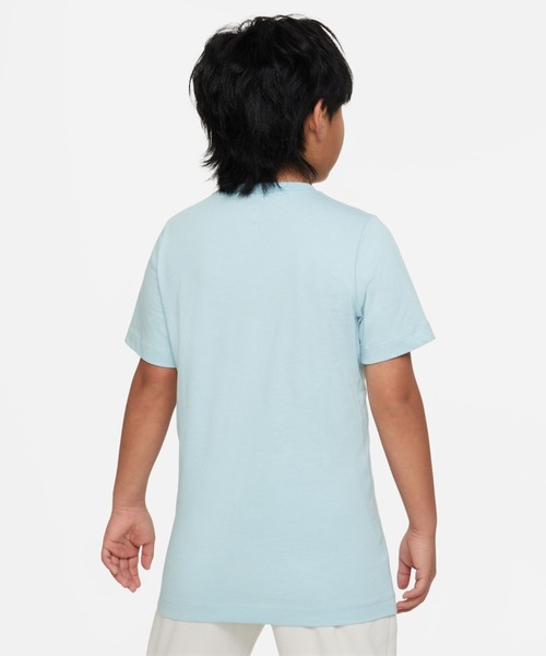 NIKE（ナイキ）の「ナイキ スポーツウェア ジュニア Tシャツ / Nike Sportswear Big Kids' T-Shirt<XS-XL 展開>（Tシャツ/カットソー・キッズ・ブラック/ブルー系その他2/グレー系その他/グレイッシュブルー/ブルー系その他/エメラルド/グリーン系その他/ホワイト・S/M/L/XL/XS/130/160/140/150/170）」の14枚目の写真