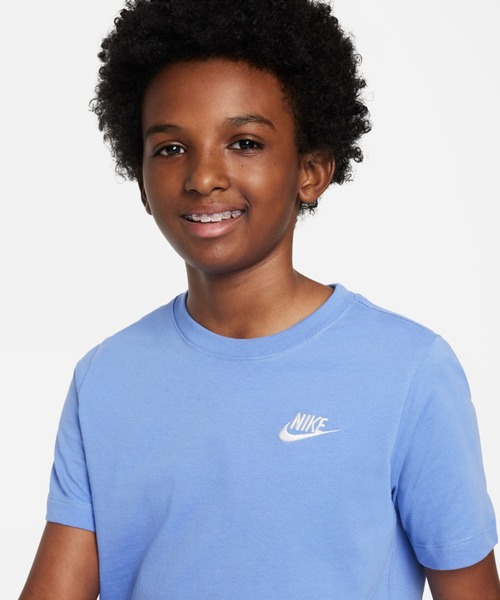 NIKE（ナイキ）の「ナイキ スポーツウェア ジュニア Tシャツ / Nike Sportswear Big Kids' T-Shirt<XS-XL 展開>（Tシャツ/カットソー・キッズ・ブラック/ブルー系その他2/グレー系その他/グレイッシュブルー/ブルー系その他/エメラルド/グリーン系その他/ホワイト・S/M/L/XL/XS/130/160/140/150/170）」の20枚目の写真