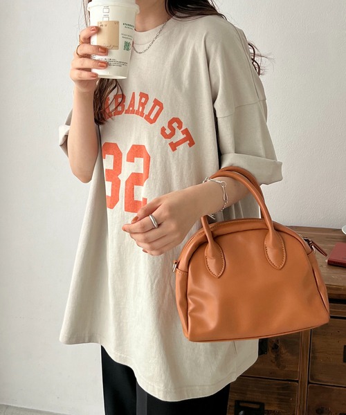 DISCOAT（ディスコート）の「【ユニセックス】ナンバリングロゴ半袖T《WEB限定》（Tシャツ/カットソー・レディース・チャコールグレー/ライトグレー/オフホワイト/ホワイト・FREE）」の9枚目の写真