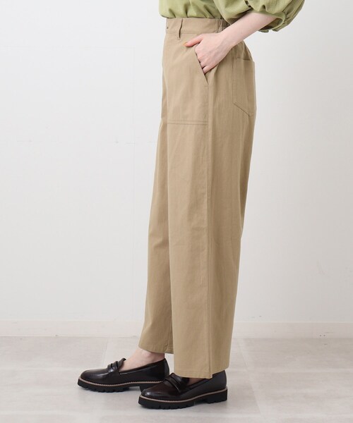 DRESKIP（ドレスキップ）の「◆洗えるのびーるワンドパンツ（その他パンツ・レディース・ライトグレー/ダークグリーン/ネイビー/サンドベージュ・03/04/02）」の6枚目の写真