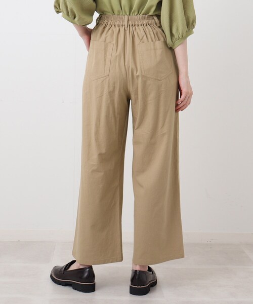 DRESKIP（ドレスキップ）の「◆洗えるのびーるワンドパンツ（その他パンツ・レディース・ライトグレー/ダークグリーン/ネイビー/サンドベージュ・03/04/02）」の7枚目の写真