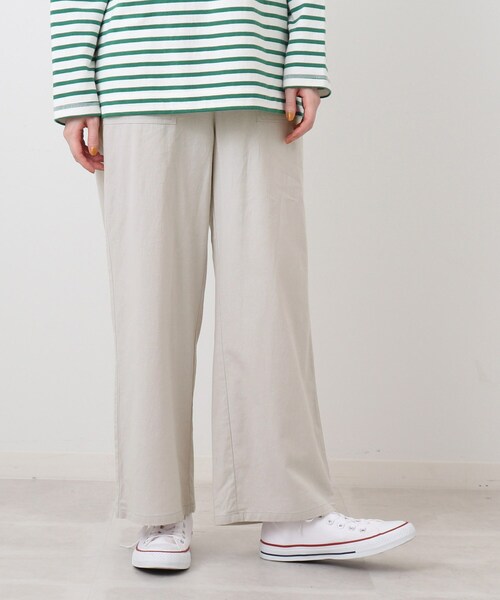 DRESKIP（ドレスキップ）の「◆洗えるのびーるワンドパンツ（その他パンツ・レディース・ライトグレー/ダークグリーン/ネイビー/サンドベージュ・03/04/02）」の11枚目の写真