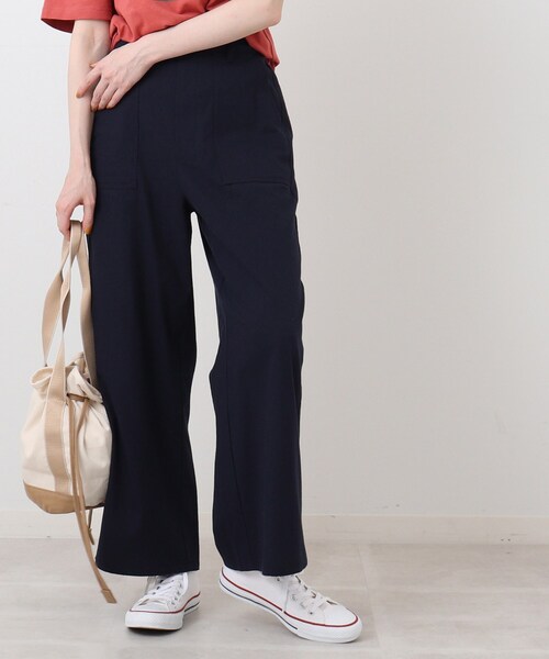 DRESKIP（ドレスキップ）の「◆洗えるのびーるワンドパンツ（その他パンツ・レディース・ライトグレー/ダークグリーン/ネイビー/サンドベージュ・03/04/02）」の18枚目の写真