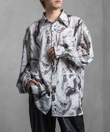 Adoon plain | 【Adoon plain】柄ルーズシャツ(シャツ/ブラウス)