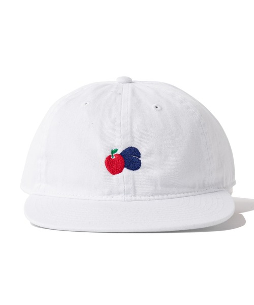 APPLEBUM(アップルバム)の「"Apple B" Flat Visor Cap(キャップ・メンズ・ホワイト/ブラック・FREE)」の2枚目の写真