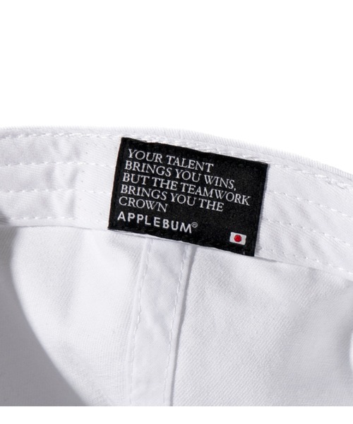 APPLEBUM(アップルバム)の「"Apple B" Flat Visor Cap(キャップ・メンズ・ホワイト/ブラック・FREE)」の19枚目の写真