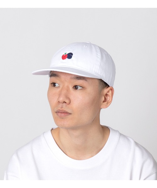 APPLEBUM(アップルバム)の「"Apple B" Flat Visor Cap(キャップ・メンズ・ホワイト/ブラック・FREE)」の4枚目の写真