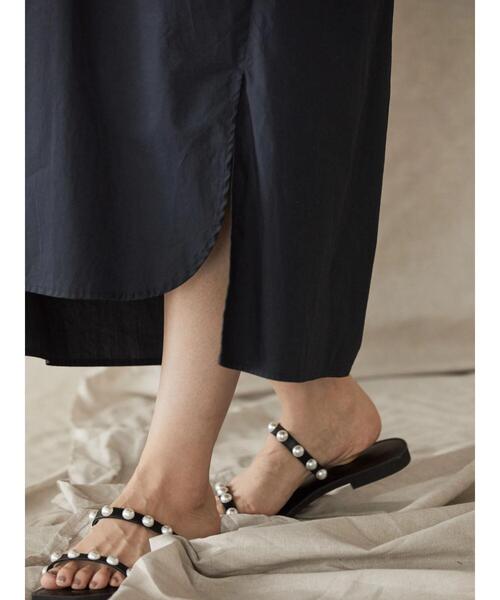 AMERICAN HOLIC（アメリカンホリック）の「フラットステッチパールサンダル（サンダル・レディース・ブラック・S/M/L）」の20枚目の写真