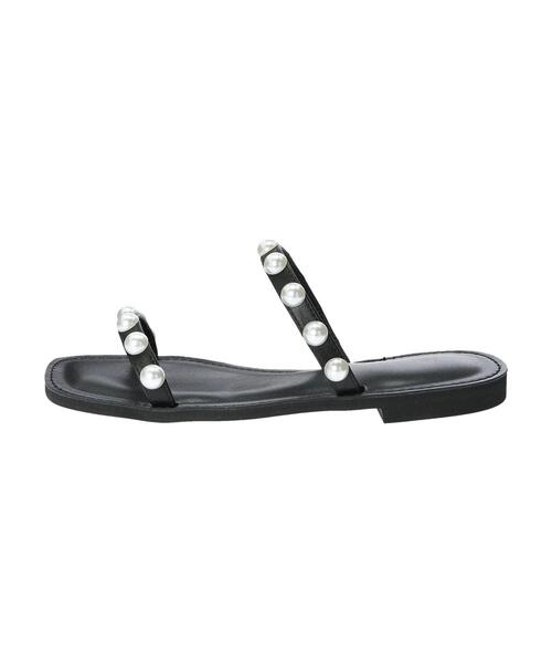 AMERICAN HOLIC（アメリカンホリック）の「フラットステッチパールサンダル（サンダル・レディース・ブラック・S/M/L）」の14枚目の写真