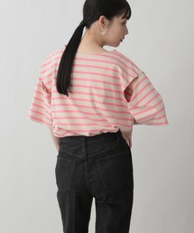 LOWRYS FARM | ボーダー６分袖　280944(Tシャツ/カットソー)