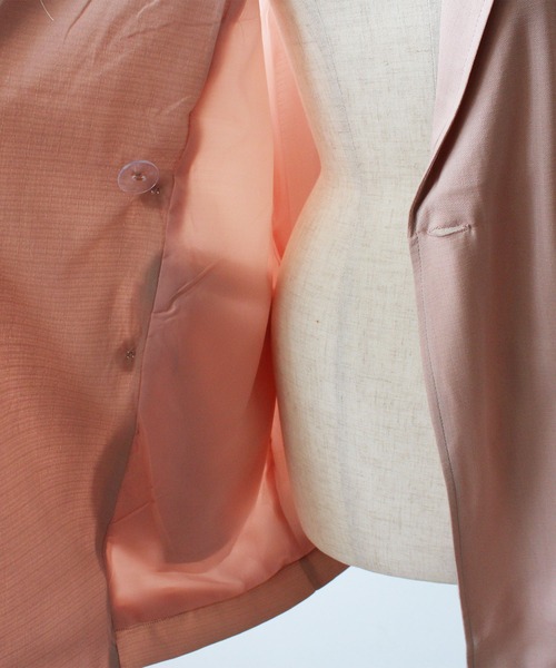 toucher du brise(トゥシェドブリーズ)の「【yuririnコラボ】フレンチスリーブテーラード ベスト(ベスト・レディース・ブラック/ピンク/ベージュ・S/M)」の5枚目の写真