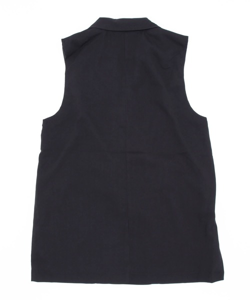 toucher du brise(トゥシェドブリーズ)の「【yuririnコラボ】フレンチスリーブテーラード ベスト(ベスト・レディース・ブラック/ピンク/ベージュ・S/M)」の9枚目の写真