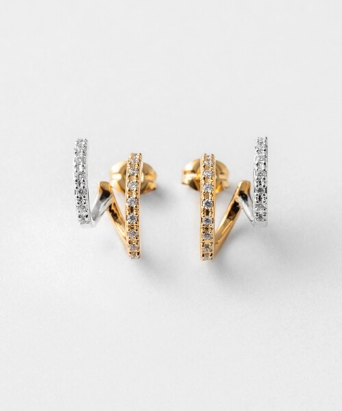 ダブルピアス ジルコニア ジルコニア Jouete ジュエッテ のファッション ピアス 両耳用 コンビカラー を購入できます Jouete コンビカラー ピアス 両耳用 販売 公式 の ダブルピアス ジルコニア ジルコニア Jouete ジュエッテ のファッション ピアス 両耳用 コンビカラー を購入できます Jouete コンビカラー ピアス 両耳用 販売 公式 の