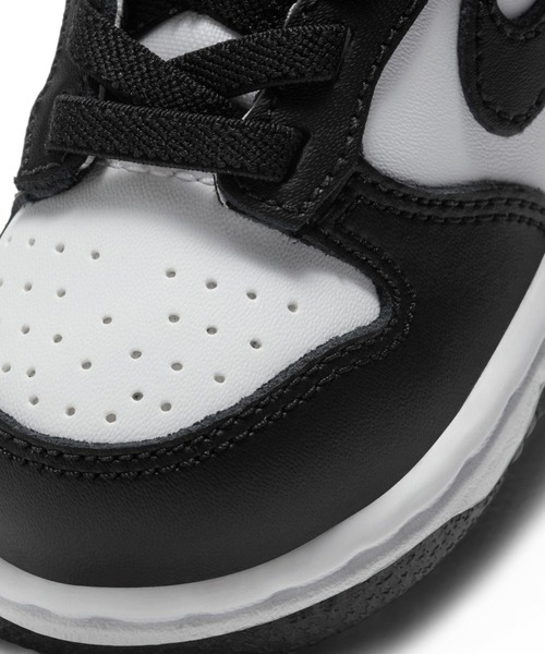 NIKE（ナイキ）の「12-16cmDUNK LOW (TDE)　CW1589-100（スニーカー・キッズ・ホワイト×ブラック・12/13/14/15 /16）」の10枚目の写真