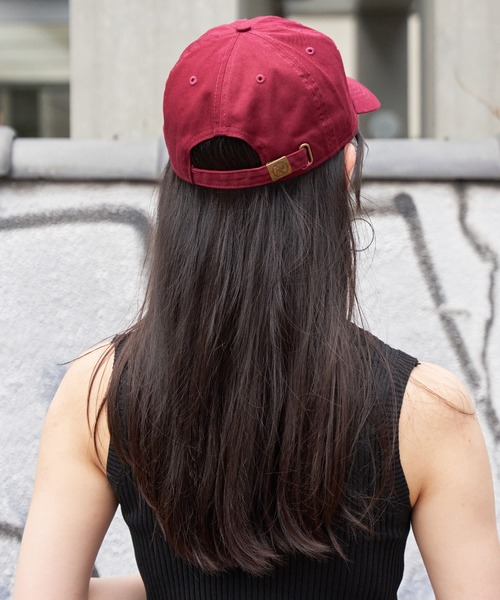 セール】【NEWHATTAN】stonewashed baseball caps NYCロゴ刺繍