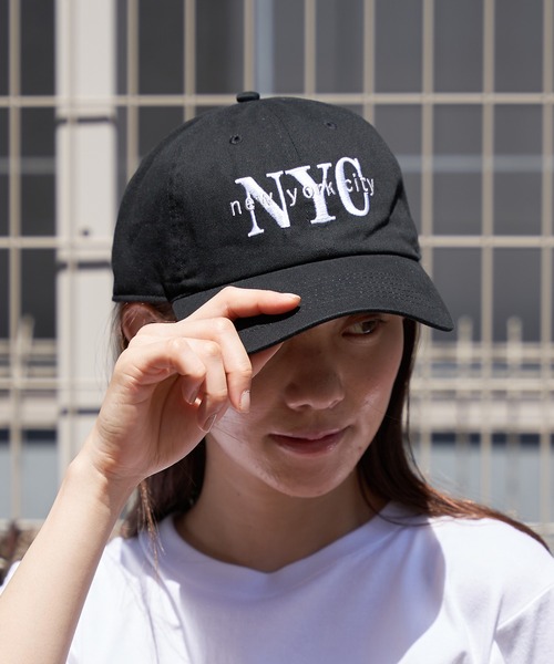 NY ✖︎ JONSTAN ✖︎NEWERA cap ベースボールcap セール】【NEWHATTAN】stonewashed baseball caps NYCロゴ刺繍ベース