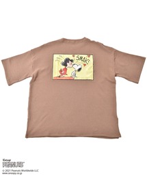 POPPINS（ポピンズ）の「【PEANUTS(ピーナッツ)】スヌーピー＆ルーシー/バックプリントワッフルTシャツ A(POPPINS)（Tシャツ/カットソー）」
