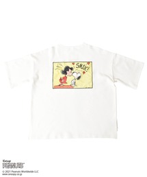 POPPINS（ポピンズ）の「【PEANUTS(ピーナッツ)】スヌーピー＆ルーシー/バックプリントワッフルTシャツ A(POPPINS)（Tシャツ/カットソー）」