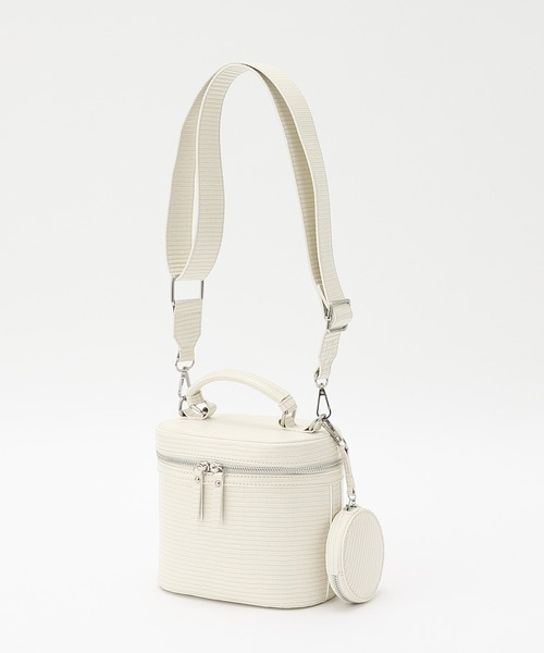 one after another NICE CLAUP（ワンアフターアナザーナイスクラップ）の「ポーチ付バニティーショルダー（ショルダーバッグ・レディース・ダークブラウン/アイボリー・FREE）」の20枚目の写真