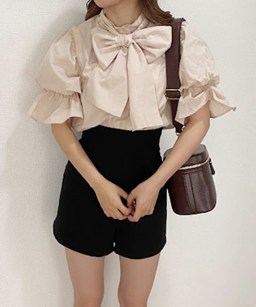 one after another NICE CLAUP（ワンアフターアナザーナイスクラップ）の「ポーチ付バニティーショルダー（ショルダーバッグ・レディース・ダークブラウン/アイボリー・FREE）」の16枚目の写真