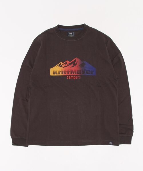 KRIFF MAYER（クリフメイヤー）の「ロゴロンT(キャンパー)（Tシャツ/カットソー・メンズ・ネイビー/オフホワイト/グリーン/マスタード/ホワイト系その他/ブラック系その他/チャコール・MEDIUM/LARGE/X-LARGE/SMALL）」の3枚目の写真