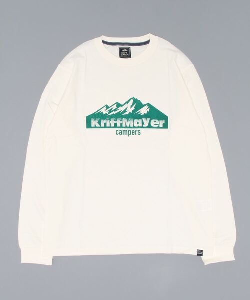 KRIFF MAYER（クリフメイヤー）の「ロゴロンT(キャンパー)（Tシャツ/カットソー・メンズ・ネイビー/オフホワイト/グリーン/マスタード/ホワイト系その他/ブラック系その他/チャコール・MEDIUM/LARGE/X-LARGE/SMALL）」の2枚目の写真