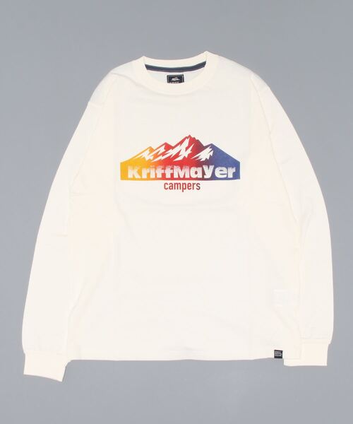 KRIFF MAYER（クリフメイヤー）の「ロゴロンT(キャンパー)（Tシャツ/カットソー・メンズ・ネイビー/オフホワイト/グリーン/マスタード/ホワイト系その他/ブラック系その他/チャコール・MEDIUM/LARGE/X-LARGE/SMALL）」の9枚目の写真