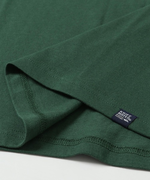 KRIFF MAYER（クリフメイヤー）の「ロゴロンT(キャンパー)（Tシャツ/カットソー・メンズ・ネイビー/オフホワイト/グリーン/マスタード/ホワイト系その他/ブラック系その他/チャコール・MEDIUM/LARGE/X-LARGE/SMALL）」の11枚目の写真