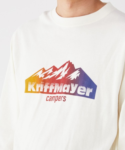 KRIFF MAYER（クリフメイヤー）の「ロゴロンT(キャンパー)（Tシャツ/カットソー・メンズ・ネイビー/オフホワイト/グリーン/マスタード/ホワイト系その他/ブラック系その他/チャコール・MEDIUM/LARGE/X-LARGE/SMALL）」の14枚目の写真