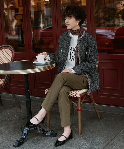 green label relaxing（グリーンレーベルリラクシング）の「［ size SHORT / TALLあり ］カーゴ パンツ（その他パンツ・レディース・オフホワイト/オリーブ・40/38/36/SHORT/TALL）」の3枚目の写真