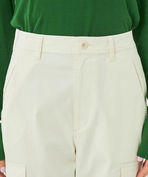green label relaxing（グリーンレーベルリラクシング）の「［ size SHORT / TALLあり ］カーゴ パンツ（その他パンツ・レディース・オフホワイト/オリーブ・40/38/36/SHORT/TALL）」の18枚目の写真