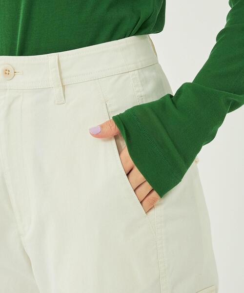green label relaxing（グリーンレーベルリラクシング）の「［ size SHORT / TALLあり ］カーゴ パンツ（その他パンツ・レディース・オフホワイト/オリーブ・40/38/36/SHORT/TALL）」の19枚目の写真