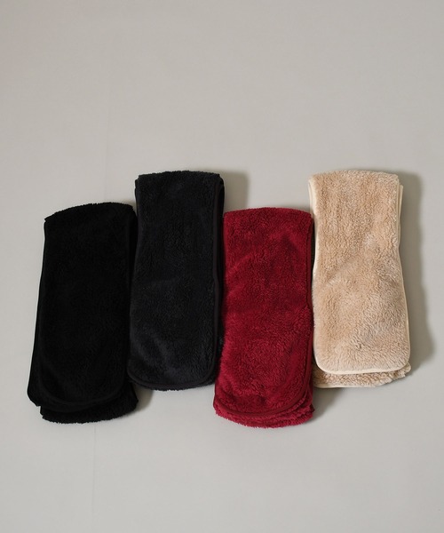 Johnbull（ジョンブル）の「フリースマフラー（マフラー・メンズ・チャコールグレー/ブラック/ピンク/ナチュラル・FREE）」の8枚目の写真