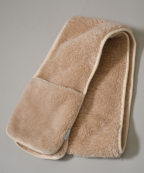 Johnbull（ジョンブル）の「フリースマフラー（マフラー・メンズ・チャコールグレー/ブラック/ピンク/ナチュラル・FREE）」の6枚目の写真