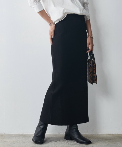トゥービーシック　大きいサイズ　ニットスカート ニットロングタイトスカート ＜大きいサイズ有＞シックスタイル