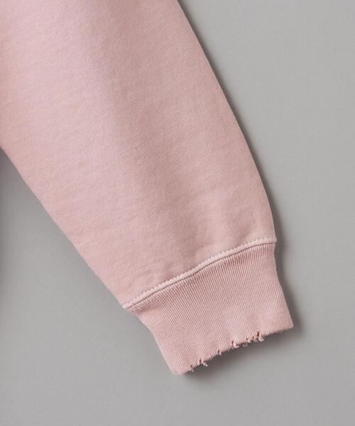 HEAR MY NAME（ヒアマイネーム）の「【別注】＜HEAR MY NAME＞ダメージスウェットフーディー（スウェット・レディース・ダークグレー/ライトピンク/ケリー・FREE）」の15枚目の写真