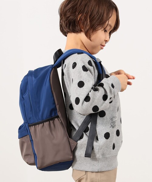 BEAMS mini(ビームスミニ)の「BEAMS mini / デイパック(バックパック/リュック・キッズ・ピンク/ブラウン系その他/ブルー・ONE SIZE)」の4枚目の写真