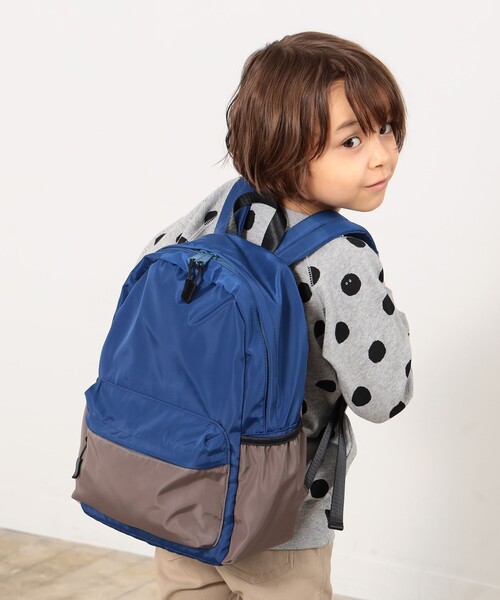 BEAMS mini(ビームスミニ)の「BEAMS mini / デイパック(バックパック/リュック・キッズ・ピンク/ブラウン系その他/ブルー・ONE SIZE)」の7枚目の写真