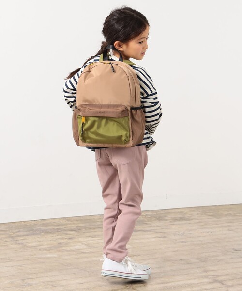 BEAMS mini(ビームスミニ)の「BEAMS mini / デイパック(バックパック/リュック・キッズ・ピンク/ブラウン系その他/ブルー・ONE SIZE)」の9枚目の写真
