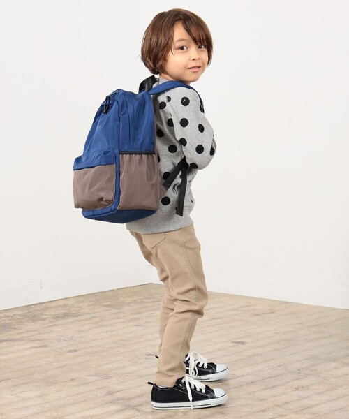 BEAMS mini(ビームスミニ)の「BEAMS mini / デイパック(バックパック/リュック・キッズ・ピンク/ブラウン系その他/ブルー・ONE SIZE)」の12枚目の写真