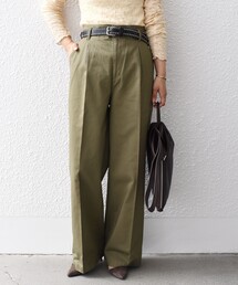 SHIPS | *〈手洗い可能〉タックチノパン◆(チノパンツ)