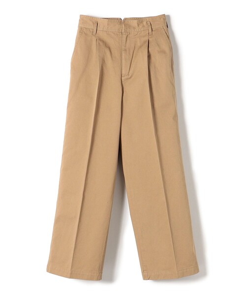 SHIPS(シップス)の「*〈手洗い可能〉タックチノパン◆(チノパンツ・レディース・ベージュ/ネイビー/オリーブ・SMALL/MEDIUM/LARGE)」の4枚目の写真