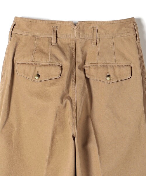 SHIPS(シップス)の「*〈手洗い可能〉タックチノパン◆(チノパンツ・レディース・ベージュ/ネイビー/オリーブ・SMALL/MEDIUM/LARGE)」の7枚目の写真