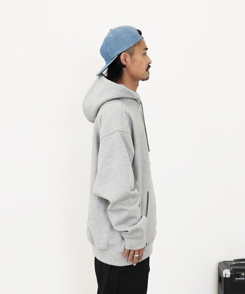 Carhartt WIP（カーハートダブリューアイピー）の「Carhartt WIP / カーハートWIP Hooded American Script Sweat アメリカン スクリプト 裏起毛 スウェット パーカー（パーカー・メンズ・ブラック/杢グレー・MEDIUM/LARGE/X-LARGE）」の18枚目の写真