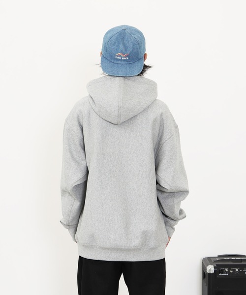 Carhartt WIP（カーハートダブリューアイピー）の「Carhartt WIP / カーハートWIP Hooded American Script Sweat アメリカン スクリプト 裏起毛 スウェット パーカー（パーカー・メンズ・ブラック/杢グレー・MEDIUM/LARGE/X-LARGE）」の19枚目の写真
