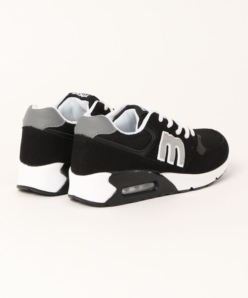 moz(モズ)の「《moz》MZ-8271(スニーカー・レディース・ブラック/グレー・22.5cm/23.5cm/24.5cm/23.0cm/24.0cm)」の3枚目の写真